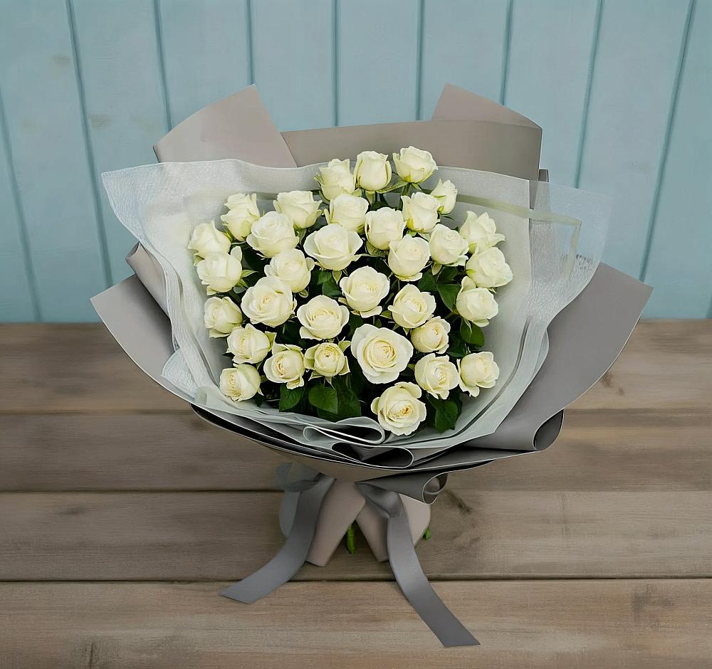 Букет Белоснежная нежность в Кубинке