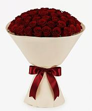 Букет 101 Бордовая роза Блэк Бакарра в Кубинке
