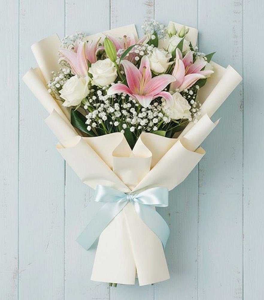 Букет цветов из: Лилии в Кубинке