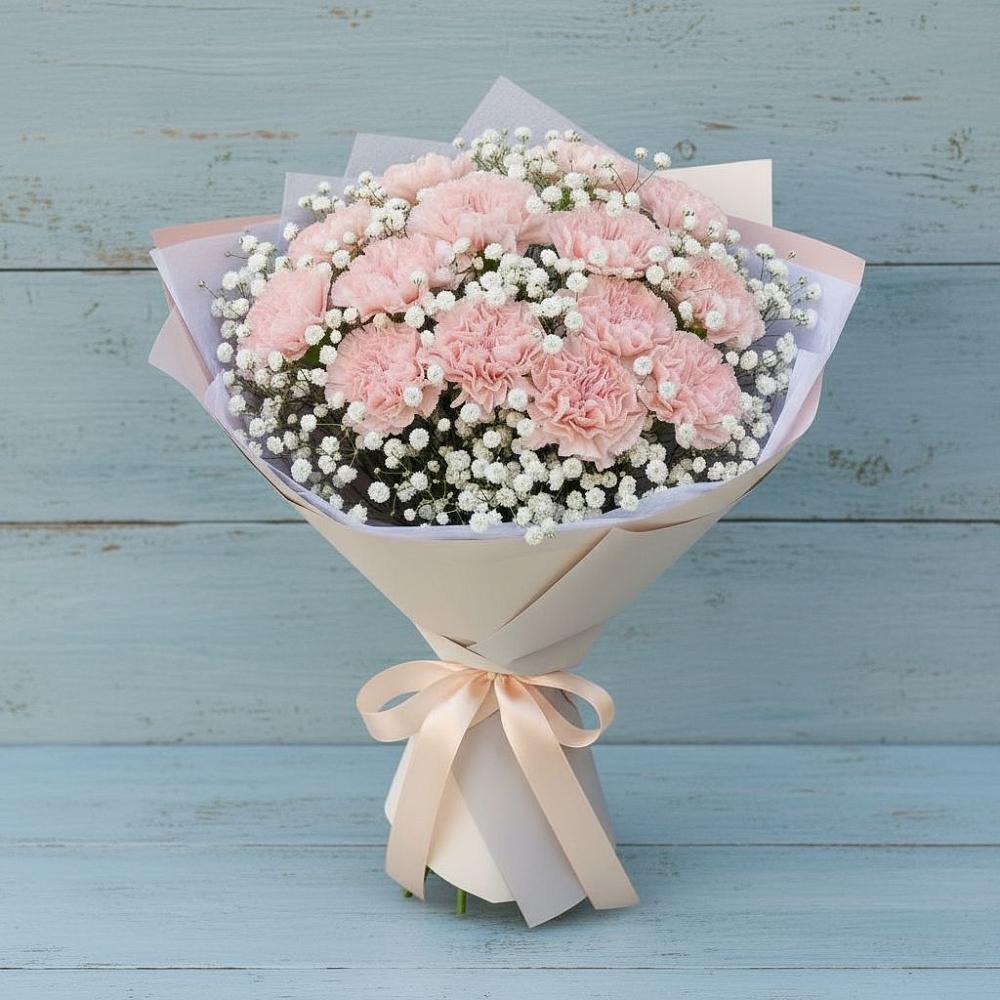 Букет цветов из: Гвоздики в Кубинке