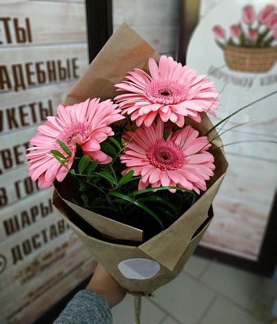Букет цветов из: Герберы в Кубинке