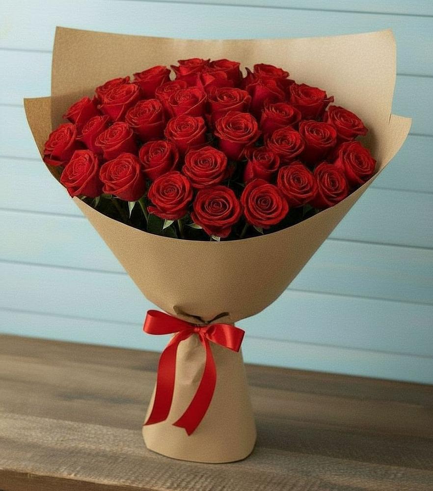 Букет Красные розы Милано в Кубинке