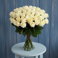 Букет 51 Белая роза Эдлесс Лав #REPLACE_PRED# Кубинке