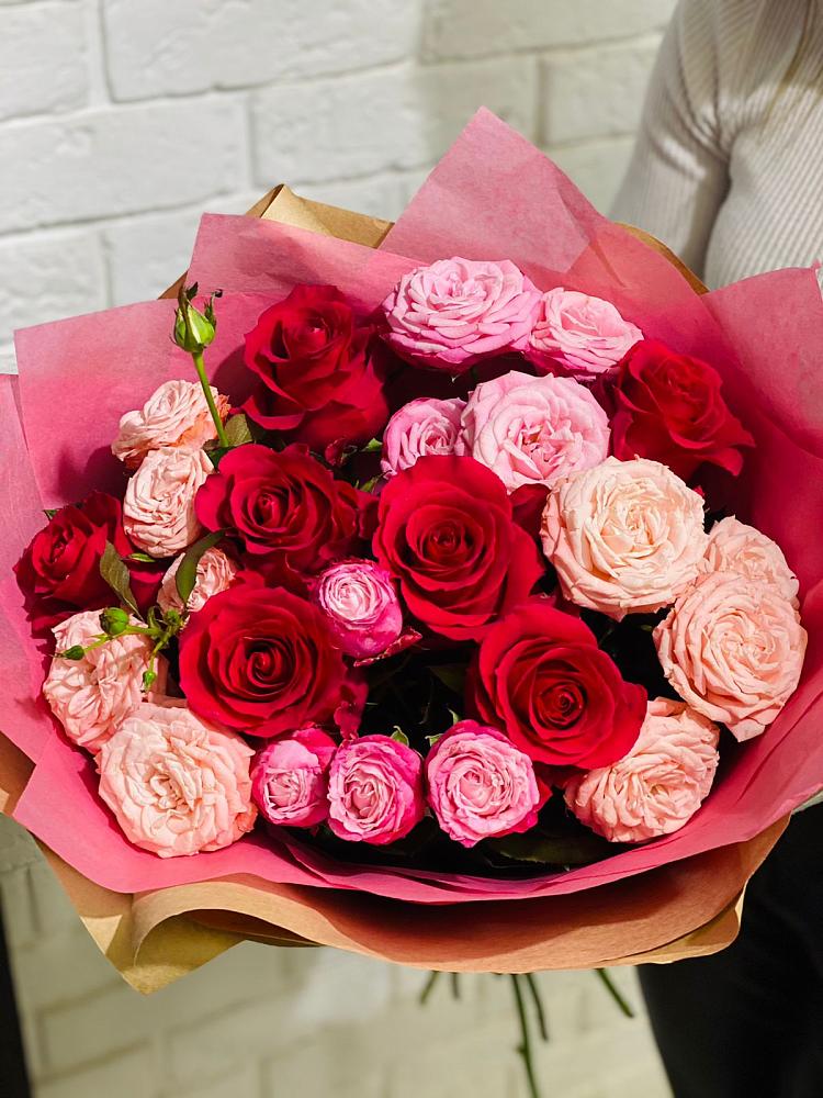 Букет цветов из: Розы в Кубинке