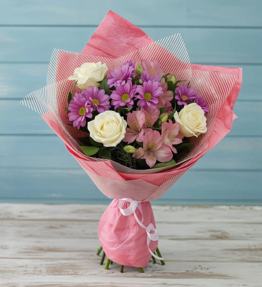 Букет цветов из: Герберы в Кубинке