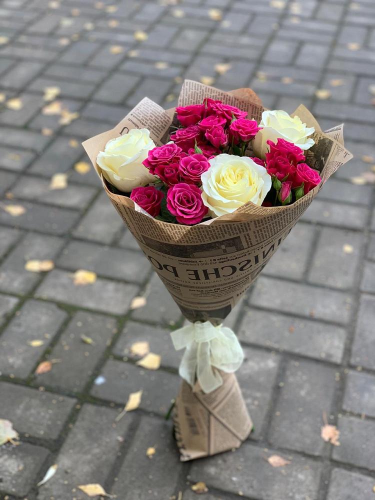 Букет цветов из: Розы в Кубинке